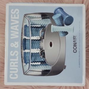 Brand New CONAIR CURLS & WAVES COMPACT Heat Rollers-20CT.